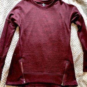 Maroon Active Life Long-sleeve Shirt